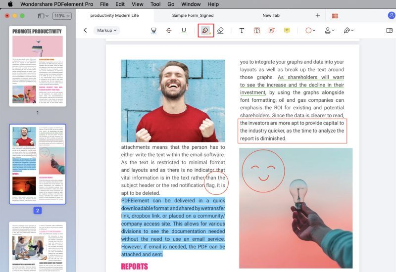 sign pdf with pdfelement for mac